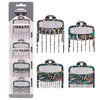 Barber Grade Stainless Steel Clipper Guide Comb Set 2/3/4-Pack Universal Fit Professional Trimmer Accessories