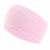 Wide Elastic Yoga Headband – Solid Color Sport Hair Band for Men & Women (One Size, Cotton-Spandex)