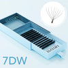 W-Shaped Bloom Premade Fan Lash Extensions 3D-8D Natural Soft Matte Black