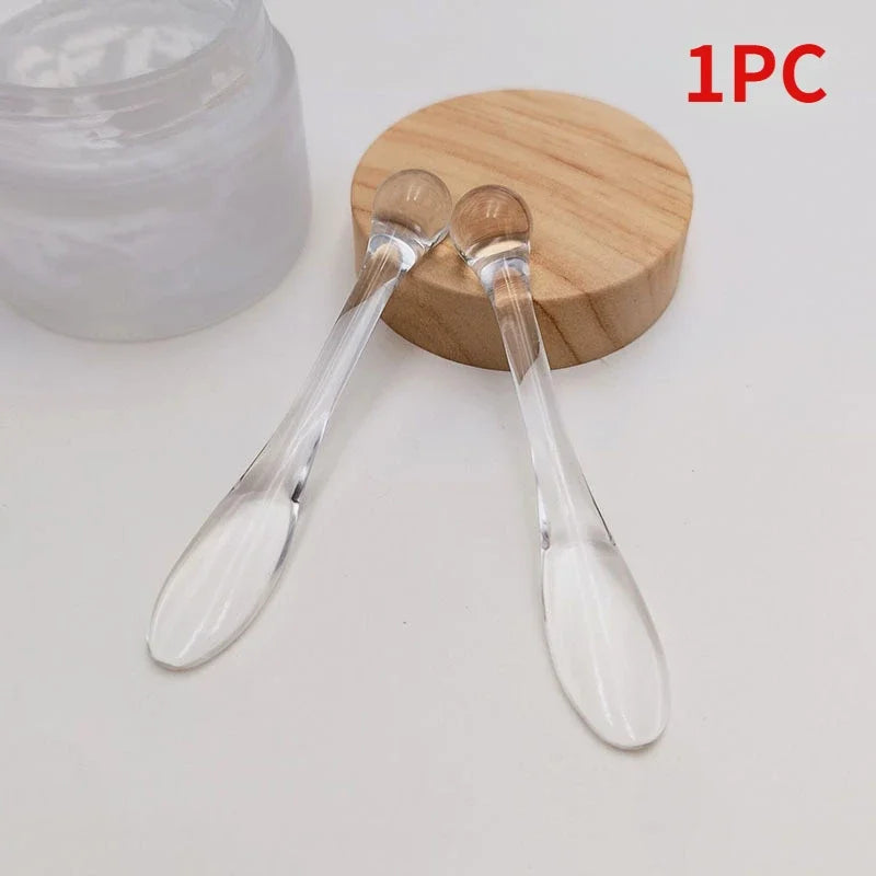 Gold Alloy Eye Massage Roller & Eye Cream Applicator Spatula - Facial Spoon for Dark Circles & Anti-Wrinkle Care