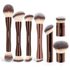 Double-Ended Angled Makeup Brush - Soft Synthetic Fiber for Foundation, Concealer, Blush & Bronzer