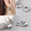Geometric Metal Hoop Earrings for Women - Gold & Silver Tone Lightweight Everyday Jewelry