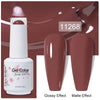Top & Base 15ml (0.5 fl oz) Gel Nail Polish – Semi-Permanent UV/LED Soak-Off Base Coat and Top Coat, Long-Lasting Manicure