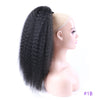 Kinky Curly Drawstring Ponytail Synthetic Hair Extension High Puff Afro Hairpiece — 12–30 in (30–76 cm)