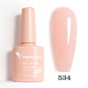 Hema-Free TPO-Free Gel Nail Polish 7.5ml, Glitter Jelly & Nude Shades, Soak-Off UV/LED Full Coverage French