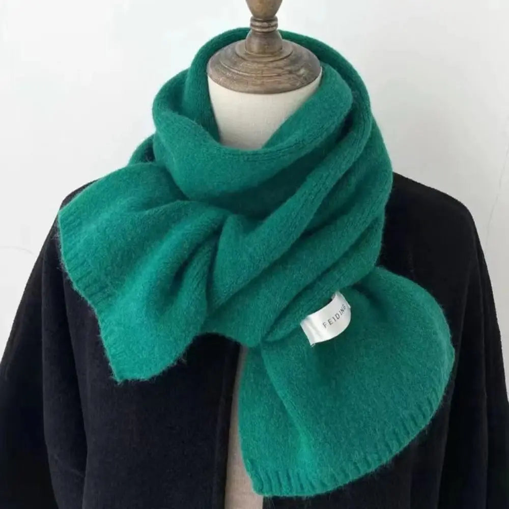 Women's Soft Cashmere-Feel Knit Winter Scarf — Long Thick Pashmina Shawl Wrap Hijab 22 x 160 cm (8.7 x 63 in)