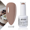 15ml Gel Nail Polish 65 Colors Soak-Off UV/LED Semi-Permanent Nail Gel Varnish
