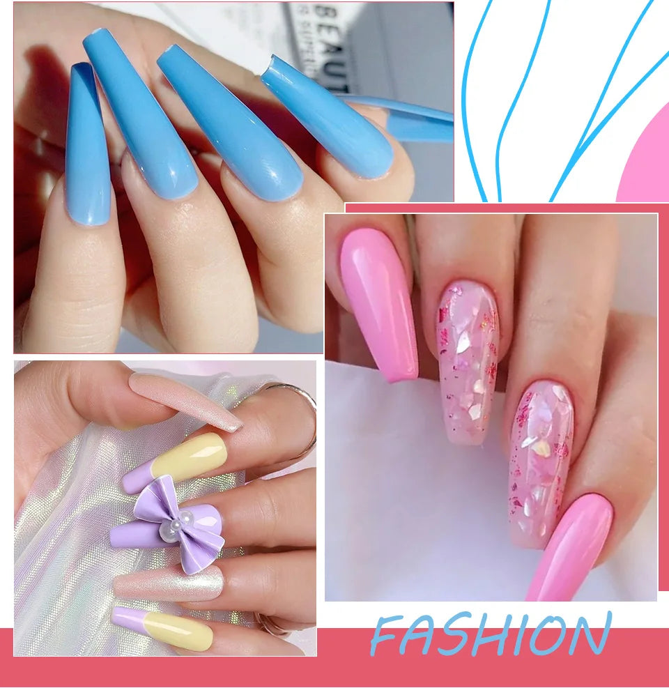 LIMEGIRL Gel Nail Kit with UV/LED Lamp, Electric Nail Drill & Soak-Off Manicure Set