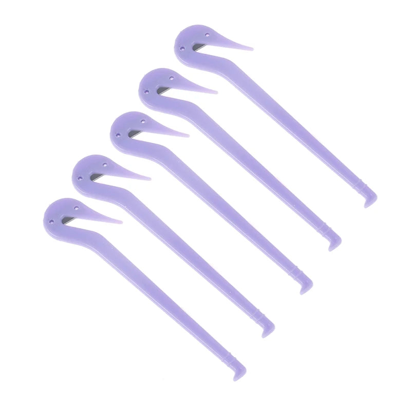 5-Pack Hair Band Cutter & DIY Headband Styling Tool – Elastic Hair Bands Kit (Purple/Pink)