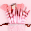 Professional Makeup Brush Set 8-29-Piece - Soft Powder, Eyeshadow & Foundation Brushes with Sponge Travel Cosmetic Kit