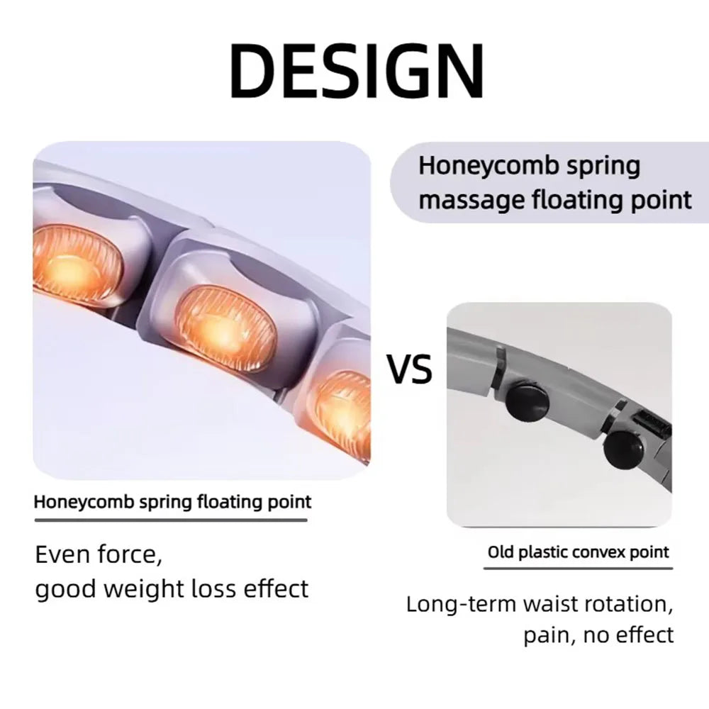 Smart Detachable Hula Hoop with Digital Counter — Waist Shaping Exercise Hoop for Slimming & Ab Toning