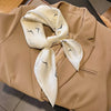 Luxury Horse Print Silk-Feel Square Scarf 70 x 70 cm (27.6 x 27.6 in) – Women's Neck, Hair, Foulard, Bandana