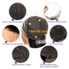 36-Inch (91 cm) Chocolate Brown Body Wave HD 13x6 Swiss Lace Front Human Hair Wig, Brazilian, Pre-Plucked, 200% Density