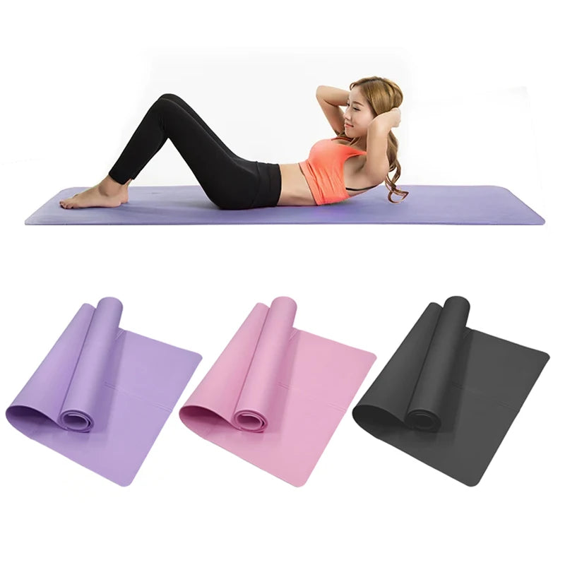 4mm EVA Yoga Mat 173 x 60 cm (68 x 24 in) Anti-Slip Workout Mat for Yoga & Pilates