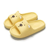 Pillow Rabbit Slippers for Women – Plush Bunny Slide House Slippers with Cushioned Thick EVA Sole