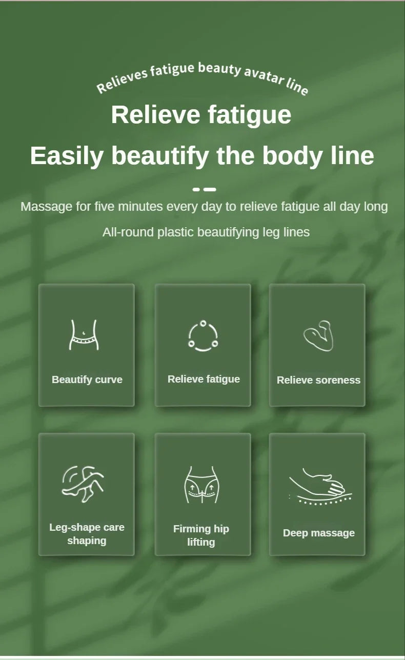 Leg Roller Massager Cellulite Massager Manual Muscle Massager Roller Multi-function Pelvic Floor Muscle Trainer Beauty Tools New