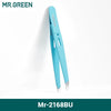 Colorful Stainless Steel Slanted Tip Eyebrow Tweezers – Precision Fine Hair Puller & Makeup Tool