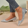 Women's Candy Color Pointed-Toe Loafers – Casual Flat Slip-On Shoes (EU 35-43)