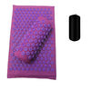 Acupressure Shakti Mat with Pillow – Spike Massage Mat for Back & Body Pain Relief, Yoga Relaxation (68×42×2 cm / 26.8×16.5×0.8 in)