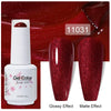 Top & Base 15ml (0.5 fl oz) Gel Nail Polish – Semi-Permanent UV/LED Soak-Off Base Coat and Top Coat, Long-Lasting Manicure