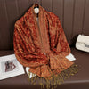 Cashmere-Feel Pashmina Shawl – Women's Warm Winter Scarf Wrap, 70 x 190 cm (27.6 x 74.8 in)