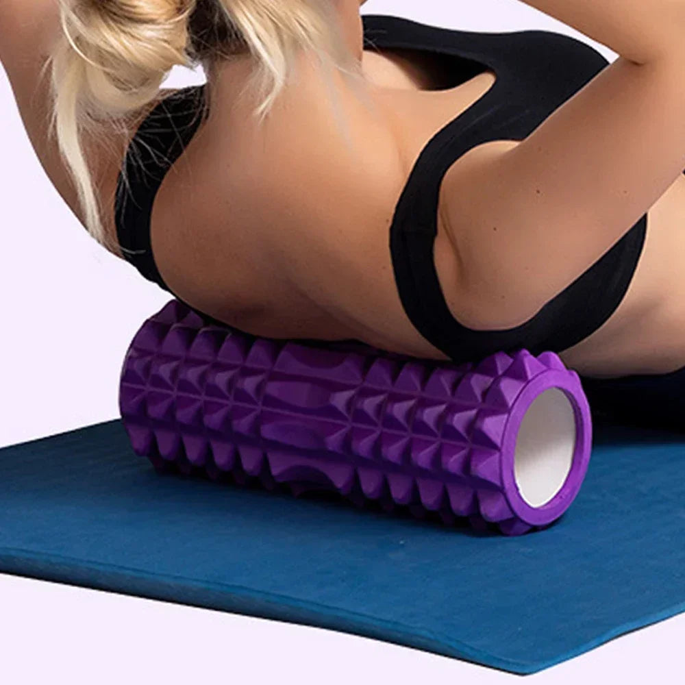 Hollow Foam Roller 26 x 8 cm (10.2 x 3.1 in) – Yoga Massage Roller for Muscle Recovery, Physiotherapy & Sports Rehab, 1pc