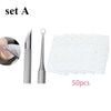Double-Ended Stainless Steel Cuticle Pusher & Nail Remover – Beveled Circle Head Manicure Tool