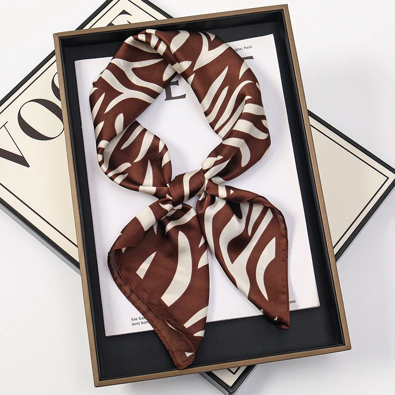 Luxury Satin-Look Square Scarf 70 x 70 cm (27.6 x 27.6 in) – Women's Hijab, Neck & Hair Wrap