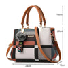PU Leather Crossbody Tote Bag for Women – Large Capacity Travel Shoulder Handbag