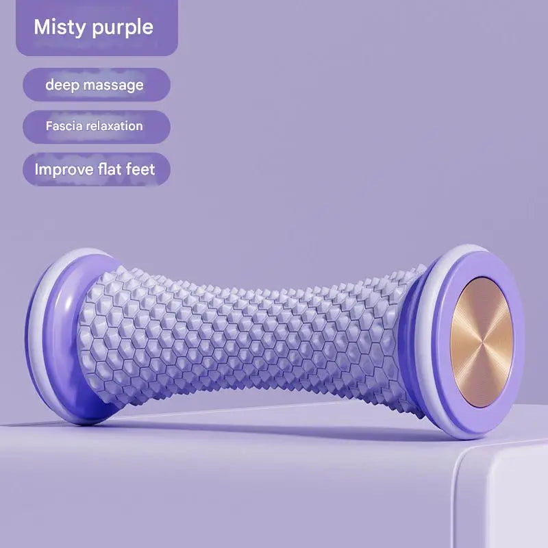 Portable Foot Massage Roller – Manual PVC/TPR Foot Massager for Plantar Fasciitis Relief, Yoga & Fitness Recovery