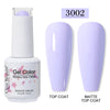 Red Semi-Permanent UV Gel Nail Polish 15ml (0.5 fl oz) Top & Base Hybrid