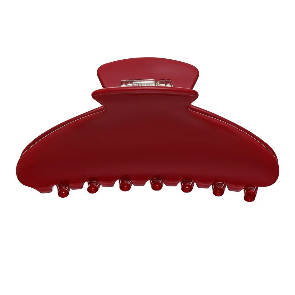 Personalized Letter Hair Clip - Handmade Custom Name Hair Claw Barrette with Rhinestones, 10cm x 4cm (3.94 in x 1.57 in)