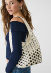 Punk Studded PU Bucket Bag – Rivet Embellished Large Capacity Shoulder Bag for Women