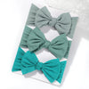 3-Pack Baby Girl Headband Set – Knitted Bow Knot Turban Hairbands for Newborns & Toddlers