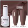 Top & Base 15ml (0.5 fl oz) Gel Nail Polish – Semi-Permanent UV/LED Soak-Off Base Coat and Top Coat, Long-Lasting Manicure