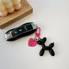 Acrylic Balloon Dog Keychain – Cute Cartoon Bag Charm for Women, Couples, Cars & Backpacks