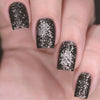 24-Pack Christmas Green Snowflake Press-On Nails with Rhinestones – Holiday False Nail Set for Women