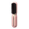 Cordless Heated Hair Straightening Brush – Portable Electric Comb with Negative Ions, 3 Heat Settings (160–200°C / 320–392°F), 3000mAh