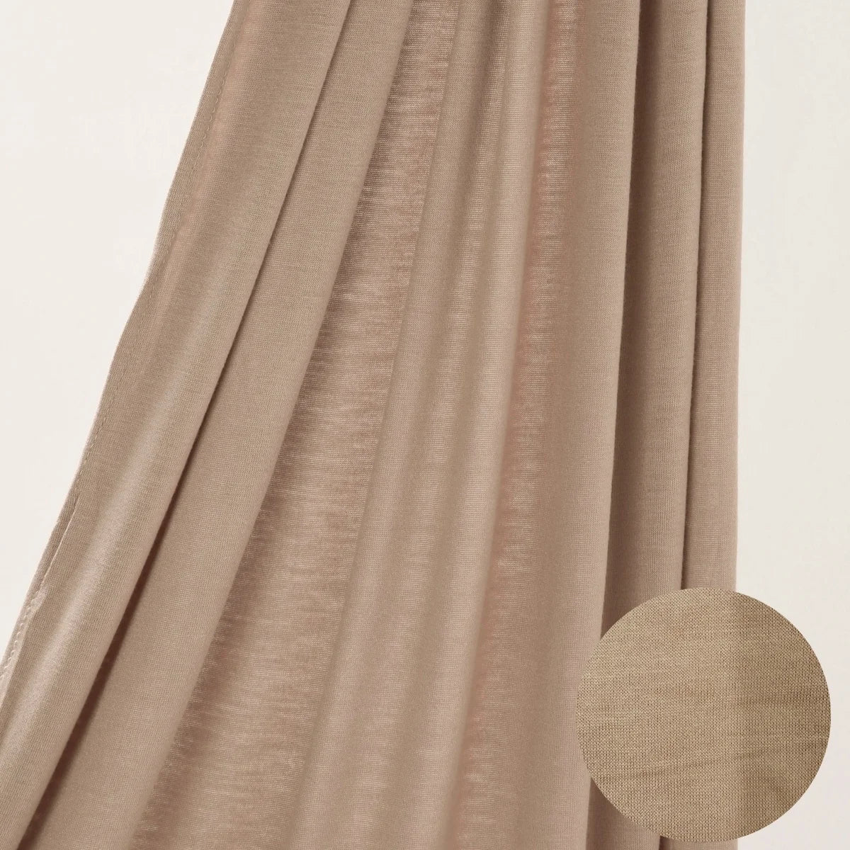 Jersey Hijab Scarf 170 x 60 cm (67 x 24 in) - Stretchy Cotton-Spandex Long Shawl | 29 Solid Colors Muslim Headscarf Turban Wrap