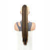 24-Inch (61 cm) Clip-In Straight Ponytail Hair Extension, Heat-Resistant Synthetic Claw Clip for Women, Blonde/Black