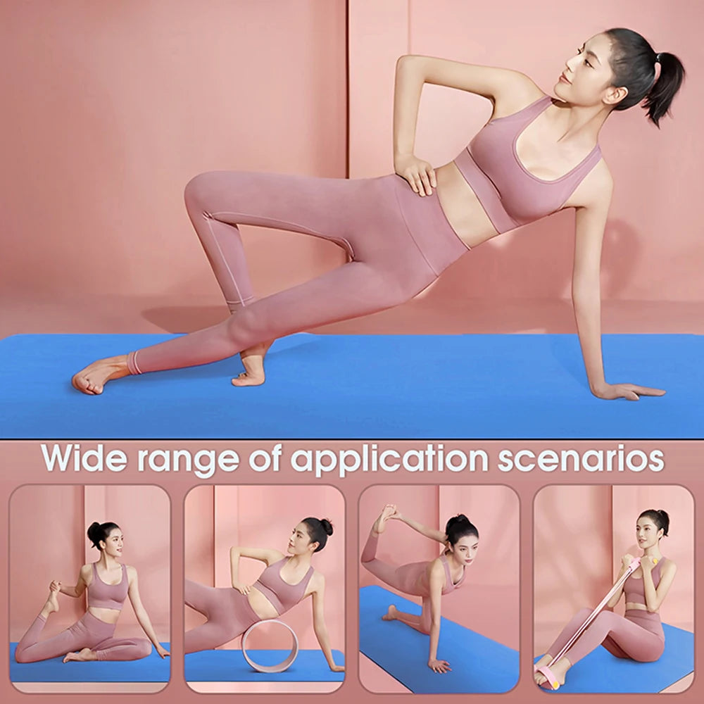 4mm EVA Yoga Mat Non-Slip Exercise Mat 173 x 60 cm (68 x 24 in) Thick Comfort Foam for Pilates & Fitness