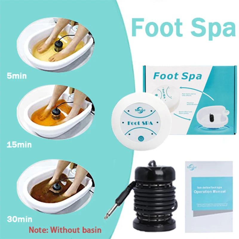 Ionic Foot Detox Spa Machine Mini Foot Bath Massager for Foot Spa Therapy