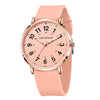 LIGE Women's Silicone Watch - 41mm Luminous Dial, 20mm Band, 3ATM Water-Resistant Casual Dress Quartz Wristwatch