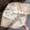 Polyester Satin-Look Square Scarf 70 x 70 cm (27.6 x 27.6 in), Cat Print Headscarf, Neck Wrap, Bandana for Women