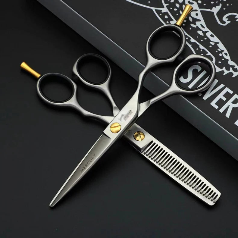 CIBO Professional Hair Scissors Set — 5.5, 6.0, 6.5, 7.0 in Cutting & Thinning Salon Shears