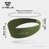 Non-Slip Moisture-Wicking Sports Headband – Breathable Workout Sweatband for Running, Cycling, Yoga (One Size)