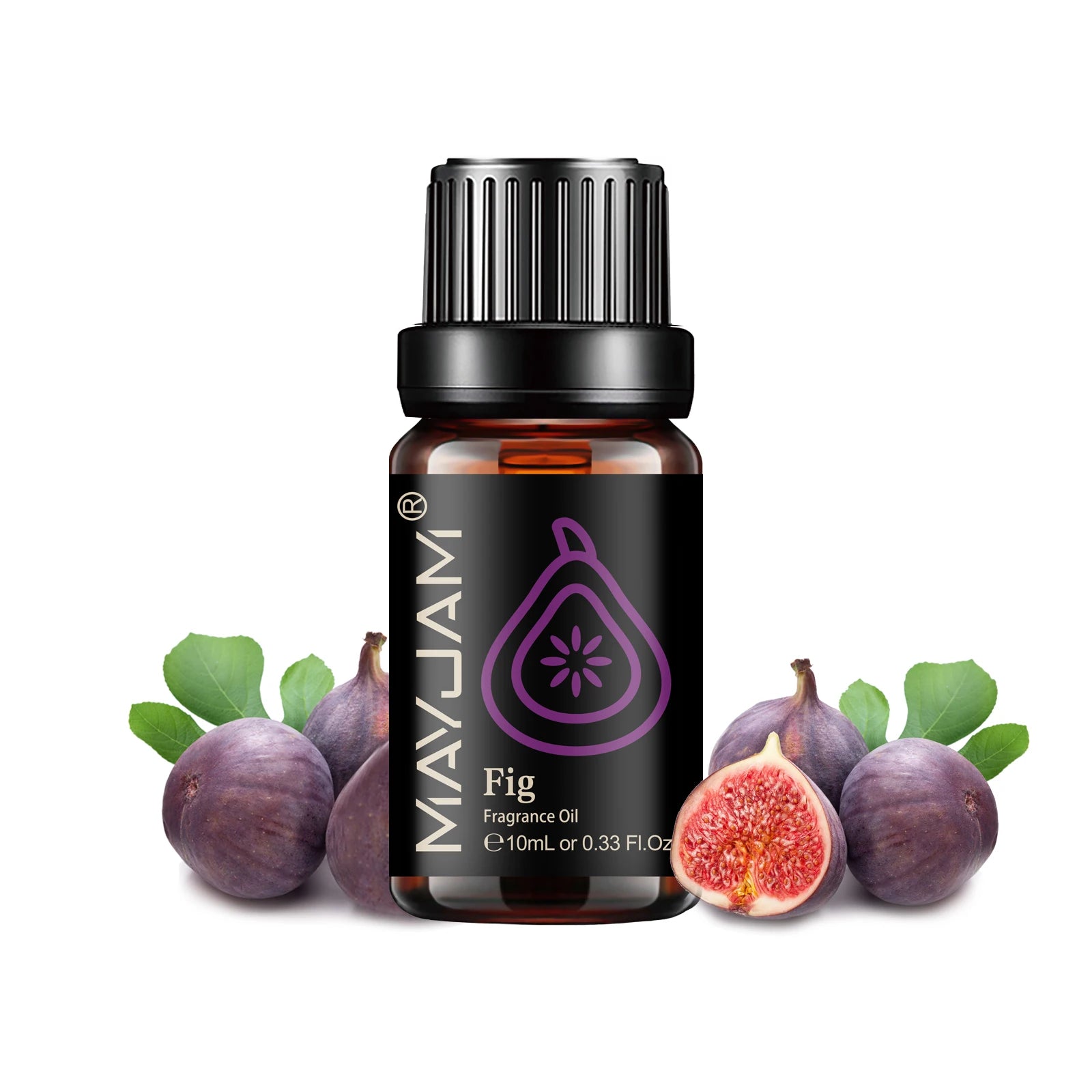 MAYJAM Fruit Fragrance Oil 10ml (0.34 fl oz) – Cherry Banana Papaya Grape Litchi Guava Kiwifruit Pear Fig for Diffuser & Candle