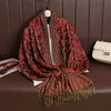 Cashmere-Feel Pashmina Shawl – Women's Warm Winter Scarf Wrap, 70 x 190 cm (27.6 x 74.8 in)
