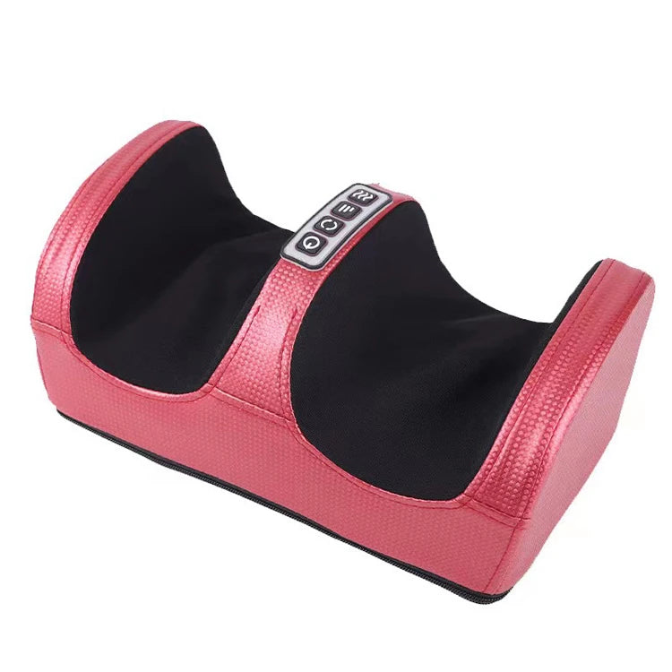 Electric Shiatsu Foot & Calf Massager with Hot Compress – Kneading Roller, 12 3D Massage Balls, 3-Gear Vibration & Auto Timer