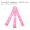 Multi-Functional Resistance Bands Yoga Strap, 8/10/12-Grid Elastic Exercise Bands (85–135 cm | 33–53 in) for Dance, Pilates & Gymnastics